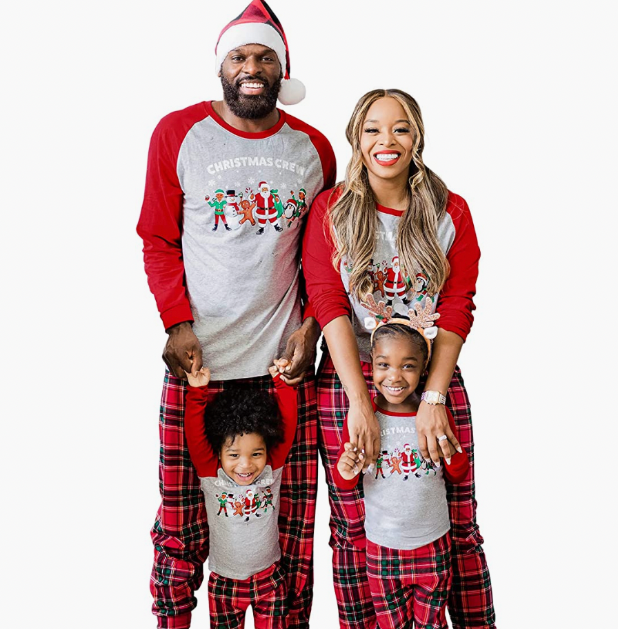 Fleece holiday online pajamas